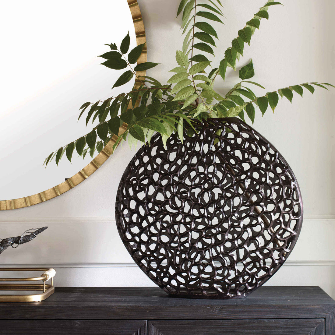 UTTERMOST WEB VASE 18011