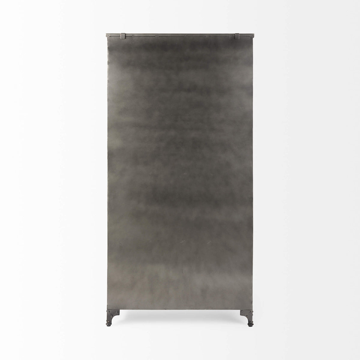 MERCANA POPPY BLACK METAL WITH GLASS DOOR DISPLAY CABINET 50361