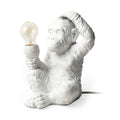 MERCANA SIMIA WHITE RESIN MONKEY TABLE LAMP 65319