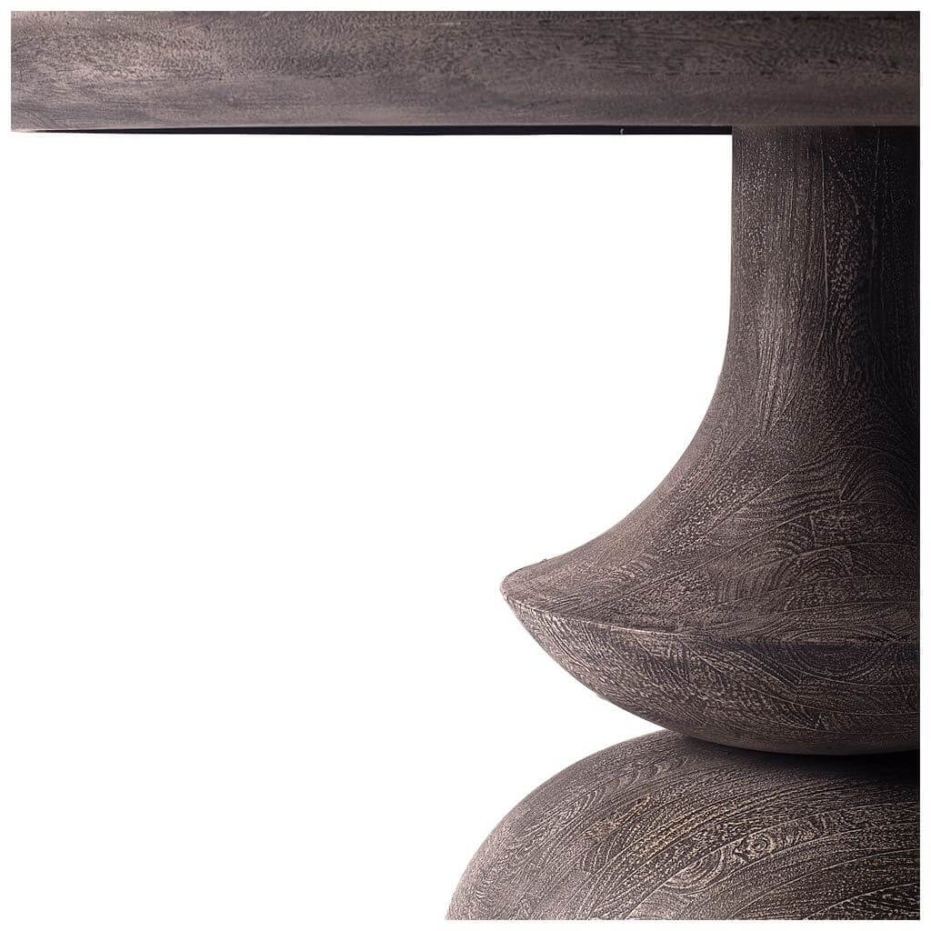 MERCANA CROSSMAN 60" ROUND DARK BROWN DINING TABLE 67119-AB