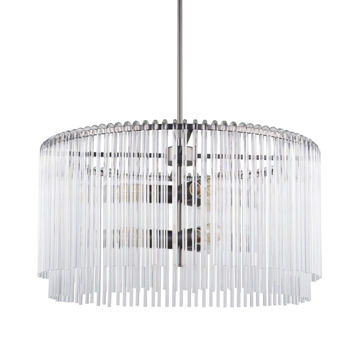 MERCANA ANNA GLASS RODS 6 LT CHANDELIER 67140
