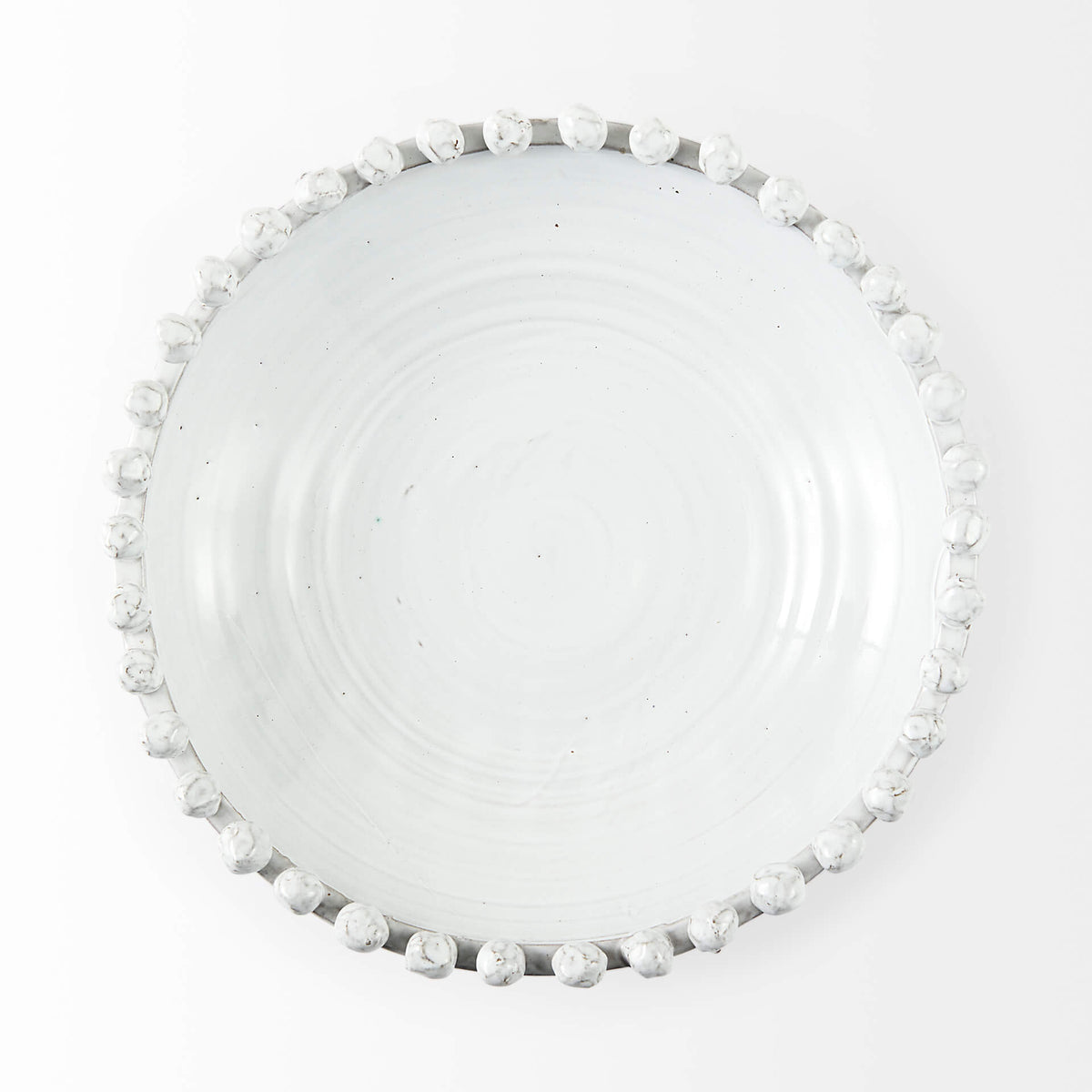MERCANA BASIN 16" ROUND GLAZED DECORATIVE BOWL 67677