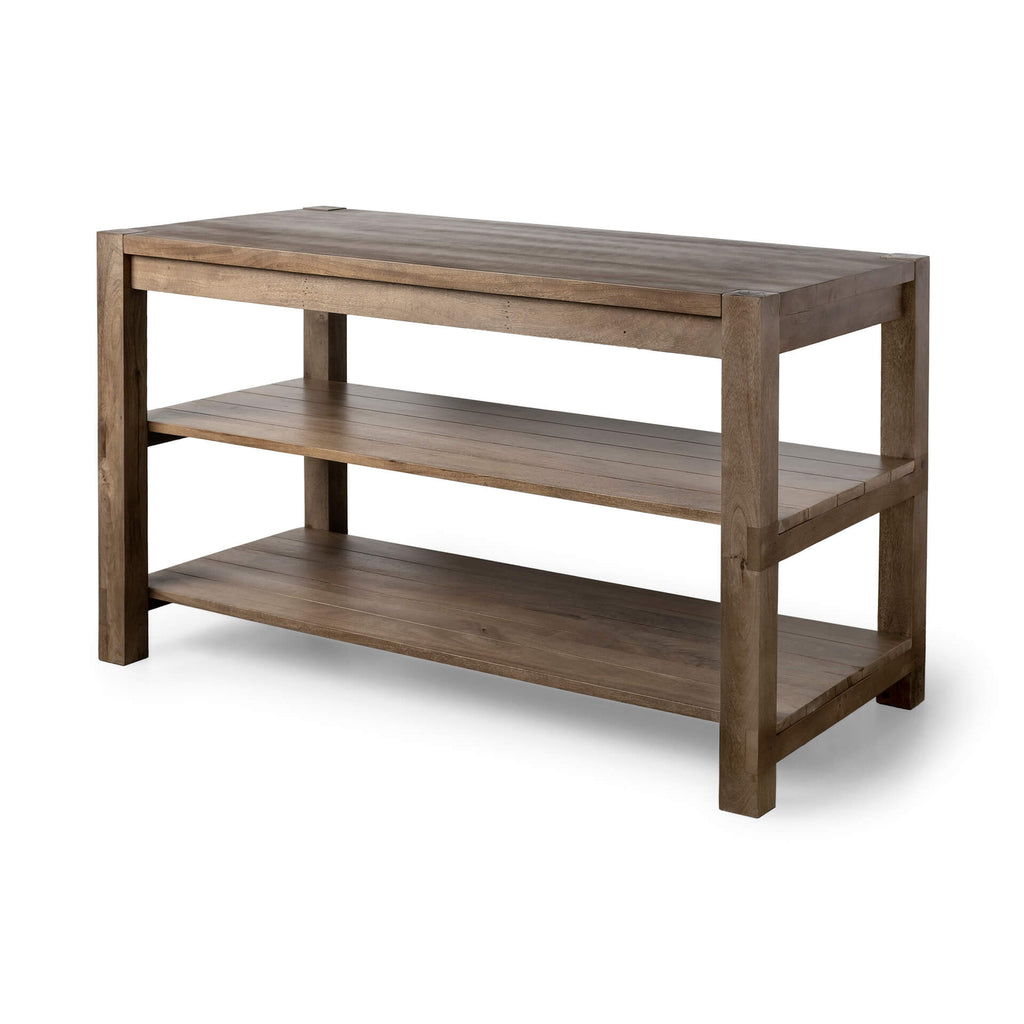 MERCANA EMERIL TWO-TIER COUNTER TOP KITCHEN ISLAND 67850