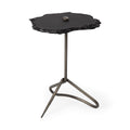 MERCANA PINERA BLACK SLATE TOP ACCENT TABLE 67803-AB