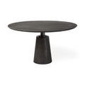 MERCANA MAXWELL 54" DARK BROWN PEDESTAL TABLE 67849-AB