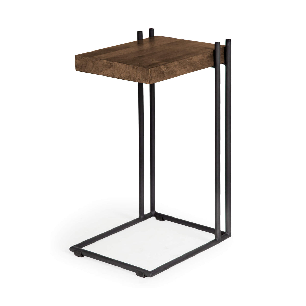 MERCANA MADDOX WOOD C-SHAPED END TABLE 67842
