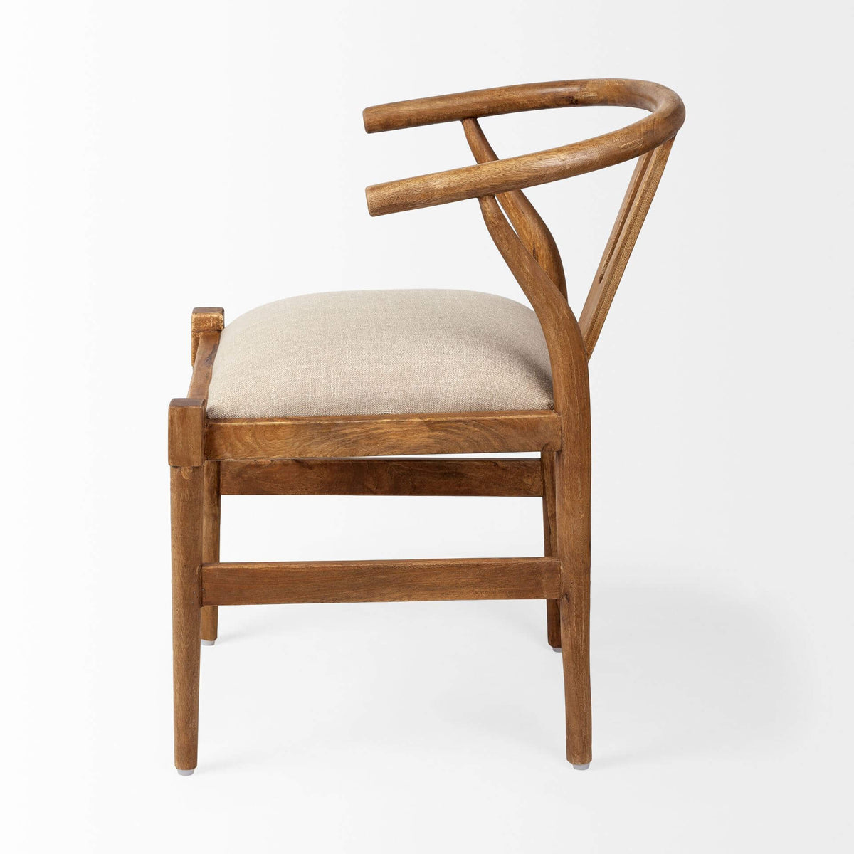 MERCANA TRIXIE CREAM FABRIC DINING CHAIR 67829