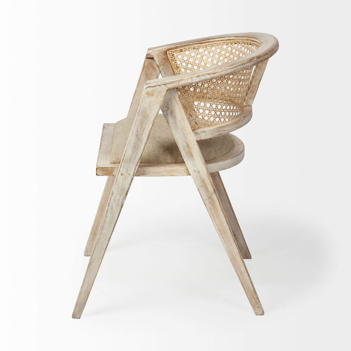 MERCANA TABITHA BLONDE FRAME DINING CHAIR 67830