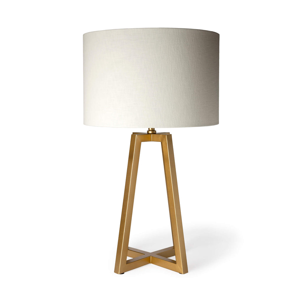 MERCANA RAELYNN GOLD METAL TABLE LAMP 68110