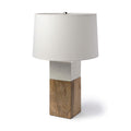 MERCANA WOODROW LIGHT BROWN WOOD TABLE LAMP 68158