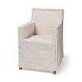 MERCANA ELBERT CREAM SLIP-COVER DINING CHAIR 68190