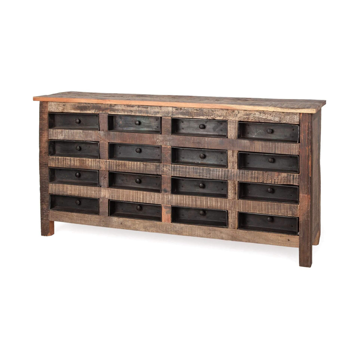MERCANA WILTON RECLAIMED WOOD 16 DRAWER SIDEBOARD 67738