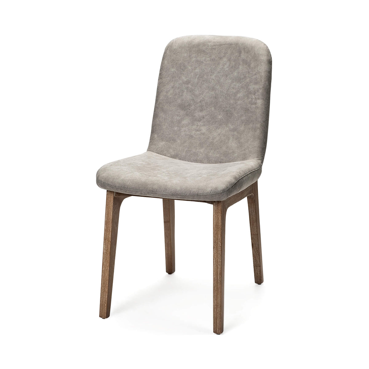MERCANA DAVID GREY FABRIC DINING CHAIR SET OF TWO 68318