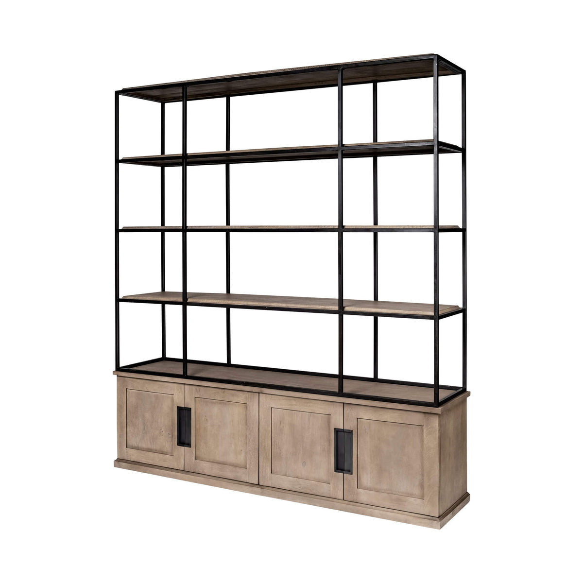 MERCANA BRAXTON THREE SHELF SHELVING UNIT 68202-AB