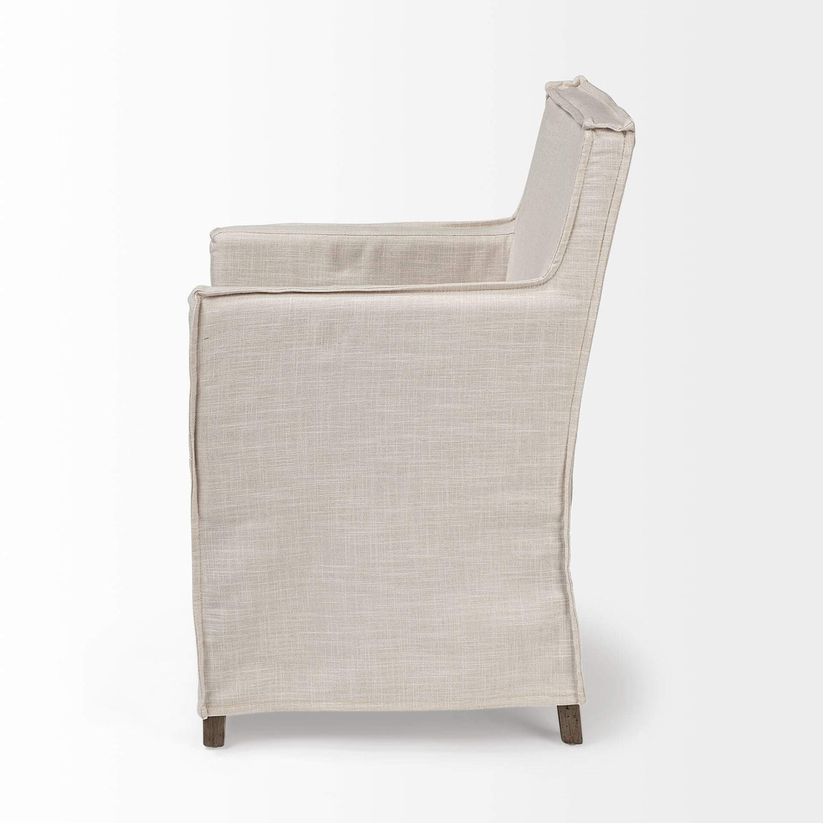 MERCANA ELBERT CREAM SLIP-COVER DINING CHAIR 68190