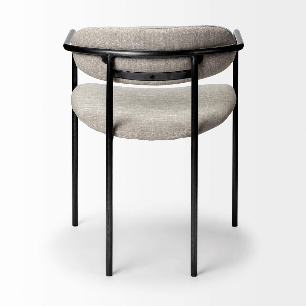 MERCANA PARKER DINING CHAIR GREY FRAME SET OF TWO 68309
