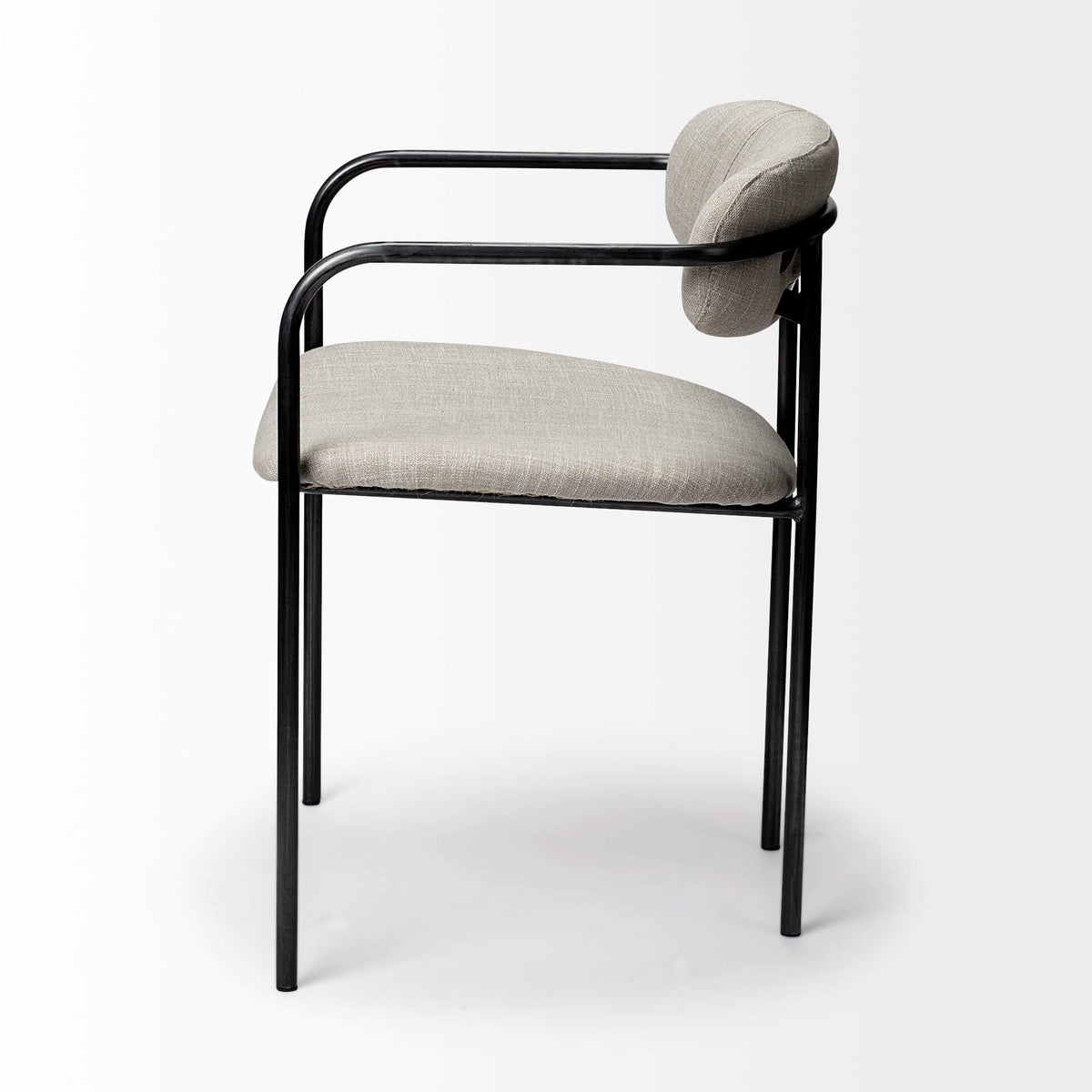 MERCANA PARKER DINING CHAIR GREY FRAME SET OF TWO 68309