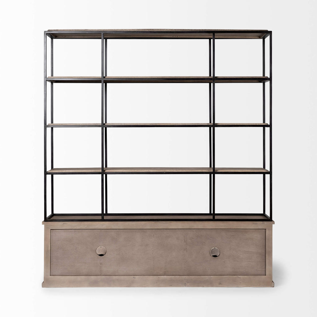 MERCANA BRAXTON THREE SHELF SHELVING UNIT 68202-AB