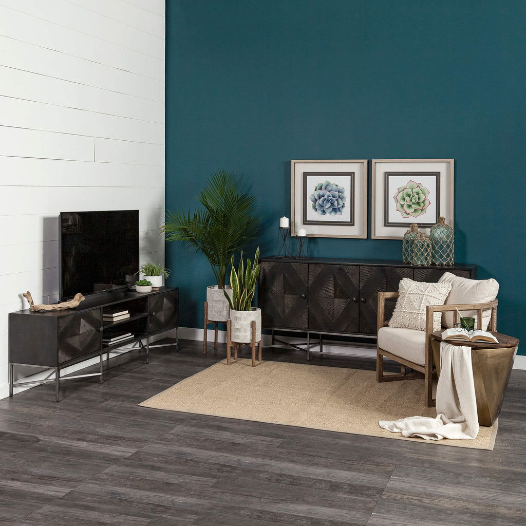 MERCANA HOGARTH DARK BROWN MEDIA CONSOLE  67741