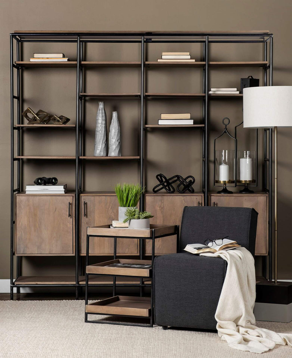 MERCANA DARIUS MULTI-SHELF SHELVING UNIT 68206-ABC