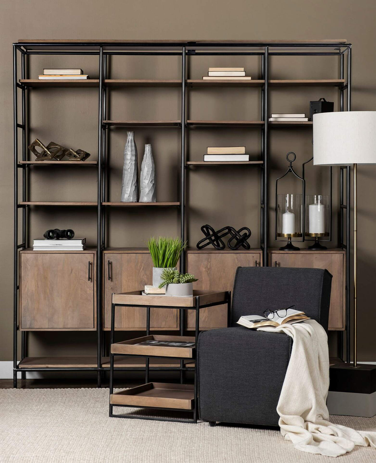 MERCANA DARIUS MULTI-SHELF SHELVING UNIT 68206-ABC