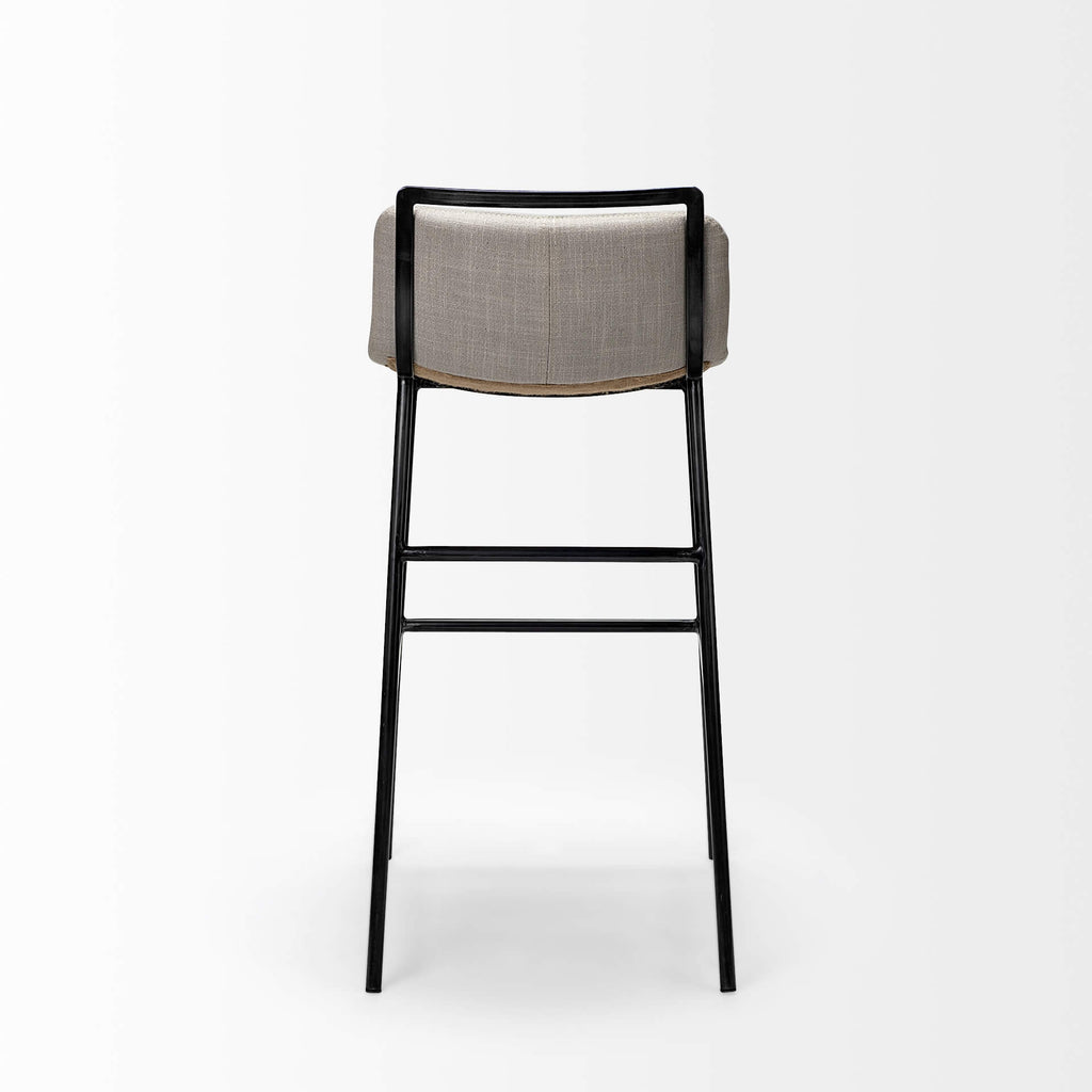 MERCANA KAVALAN BEIGE FABRIC COUNTER STOOL 68087