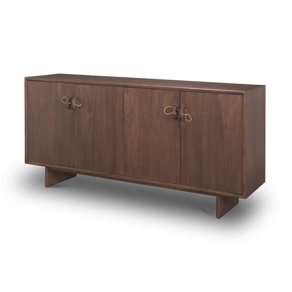 MERCANA VARENNA 4 DOOR DARK BROWN WOOD SIDEBOARD 71012