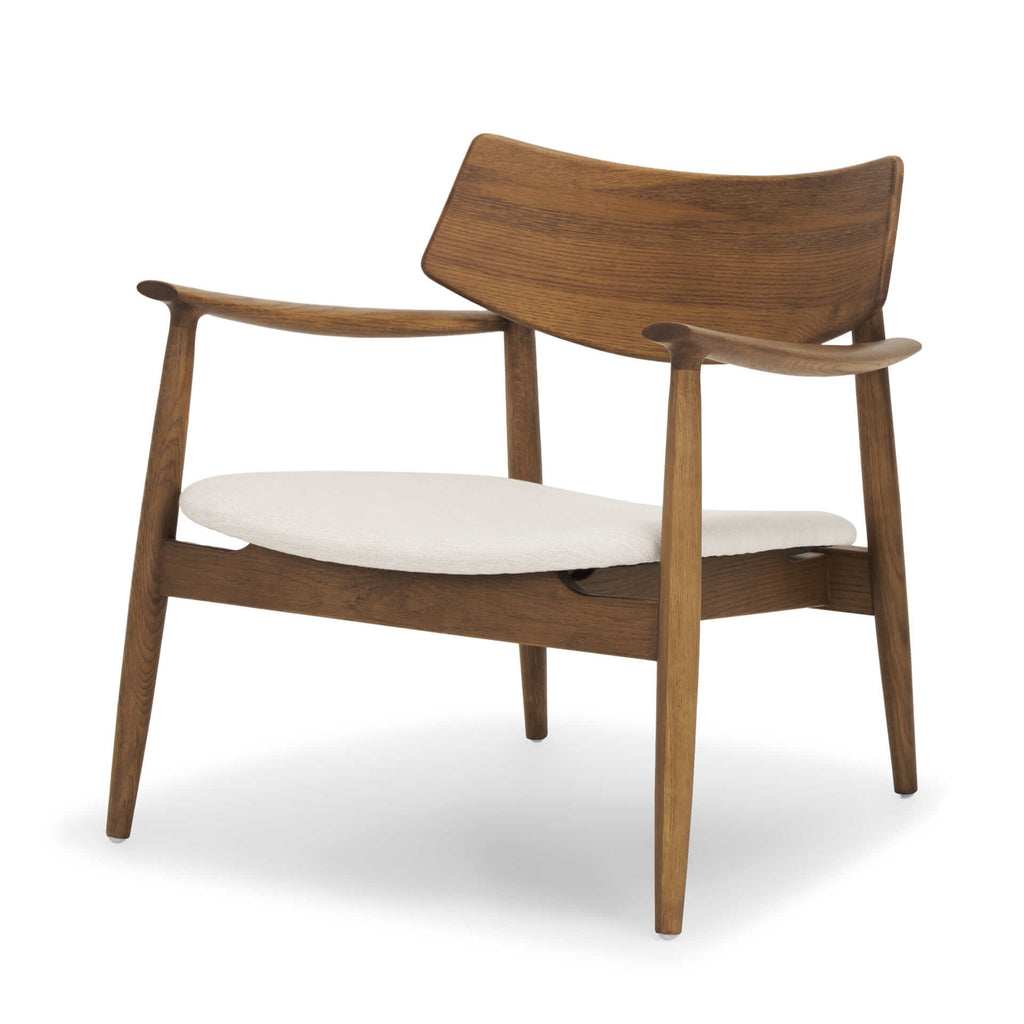 MERCANA HAGGEN BROWN OAK ACCENT CHAIR 71015