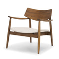 MERCANA HAGGEN BROWN OAK ACCENT CHAIR 71015