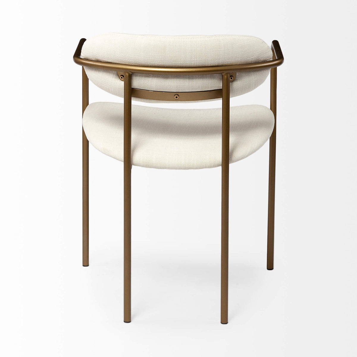 MERCANA PARKER DINING CHAIR GOLD FRAME SET OF TWO 68310
