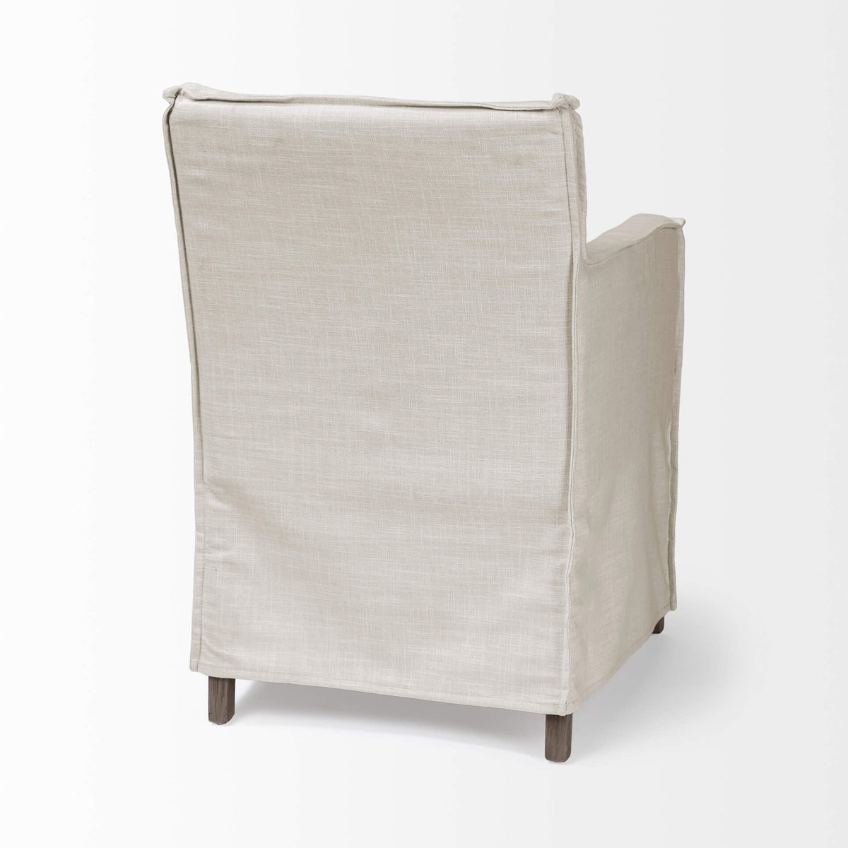 MERCANA ELBERT CREAM SLIP-COVER DINING CHAIR 68190