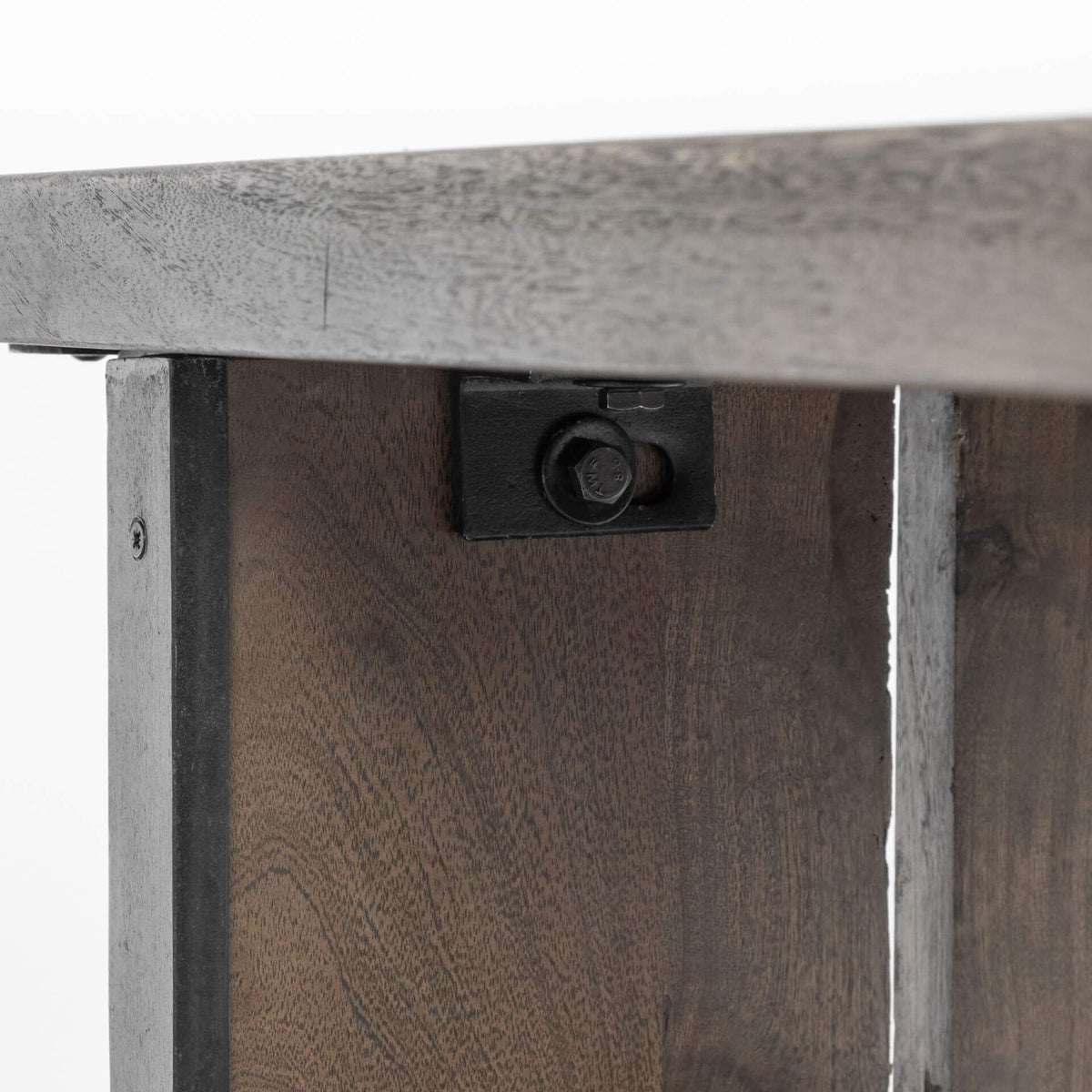 MERCANA LEDGER LIVE EDGE WOODEN BROWN BENCH 68242