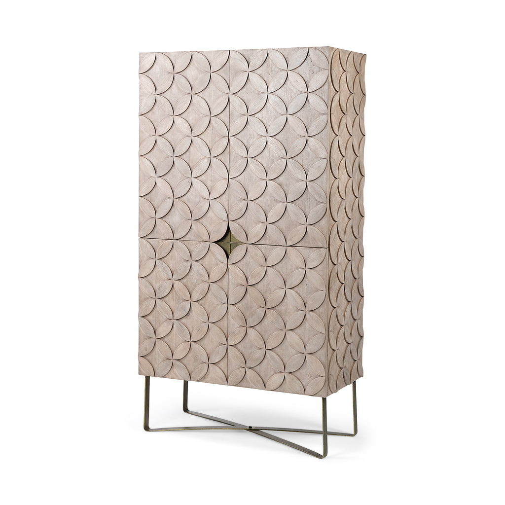 MERCANA EXCELSIOR LIGHT BROWN CABINET 68476