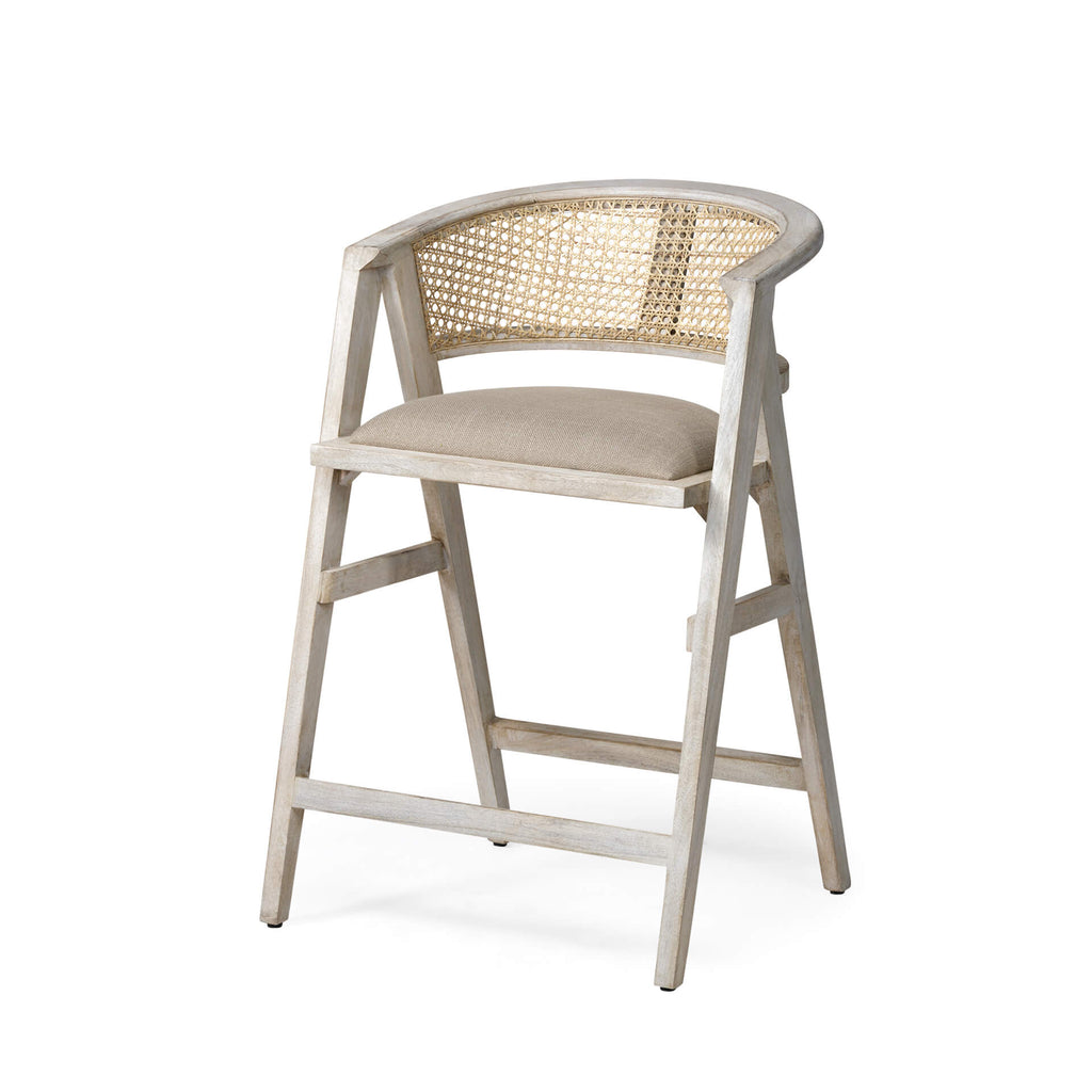 MERCANA TABITHA BLONDE FRAME COUNTER STOOL 68496