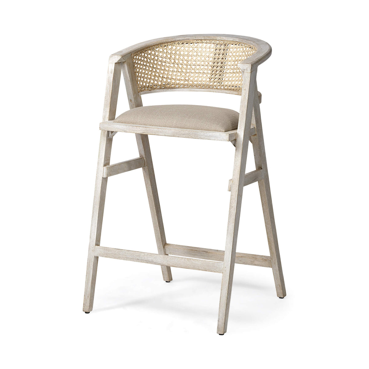 MERCANA TABITHA BLONDE FRAME BAR STOOL 68497