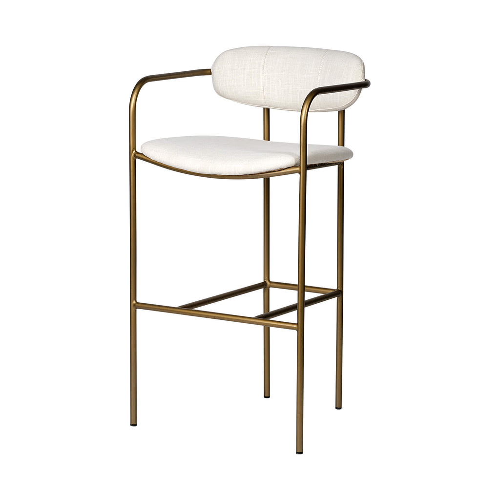 MERCANA PARKER BAR STOOL GOLD FRAME 68564