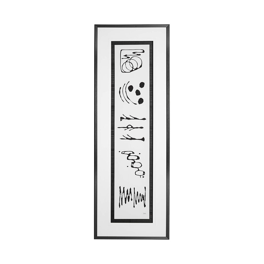 MERCANA ANCIENT NOTES II FRAMED ART PRINT 13008