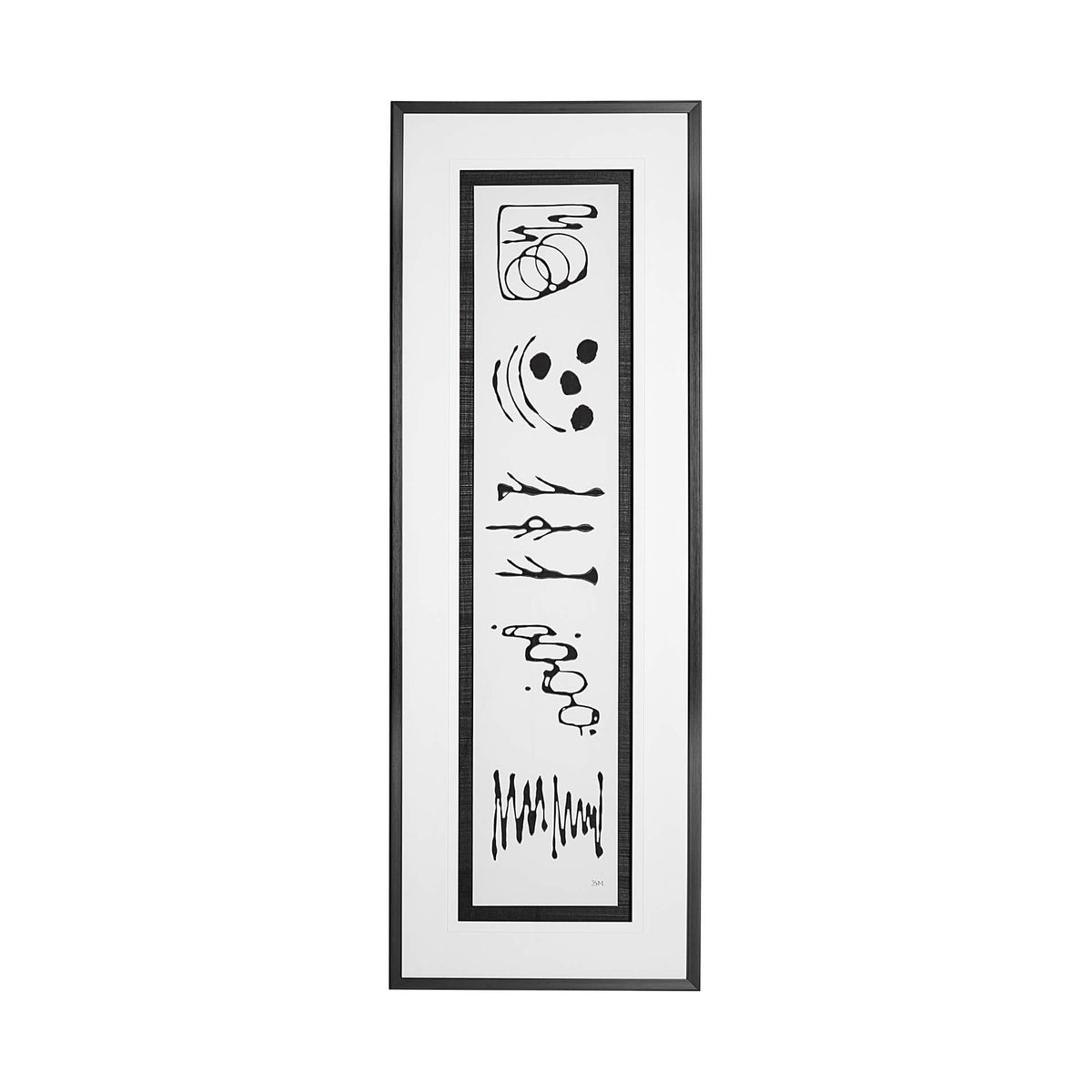MERCANA ANCIENT NOTES II FRAMED ART PRINT 13008