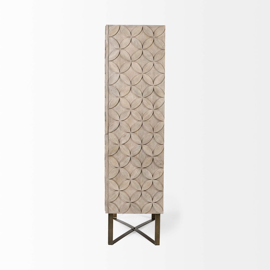 MERCANA EXCELSIOR LIGHT BROWN CABINET 68476