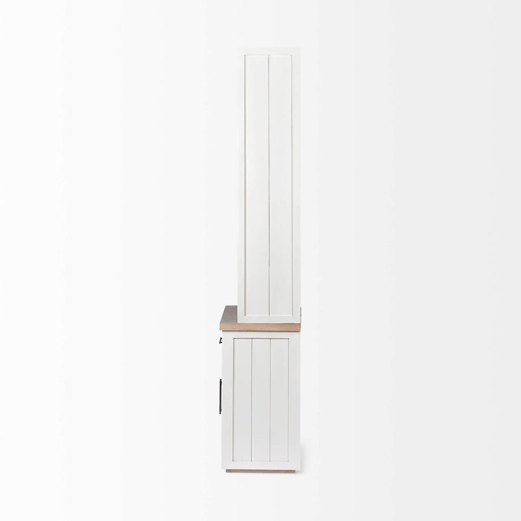 MERCANA FAIRVIEW WHITE SHELVING UNIT  68478-AB