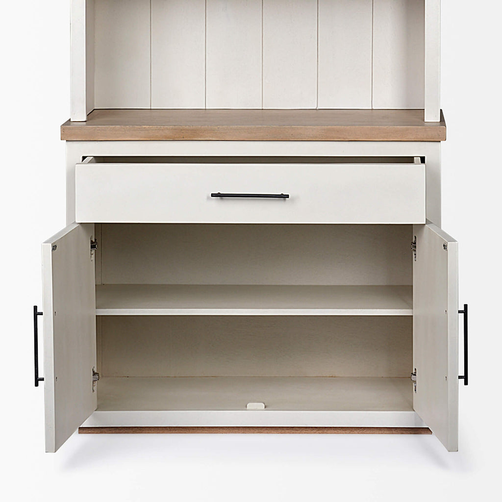 MERCANA FAIRVIEW WHITE SHELVING UNIT  68478-AB
