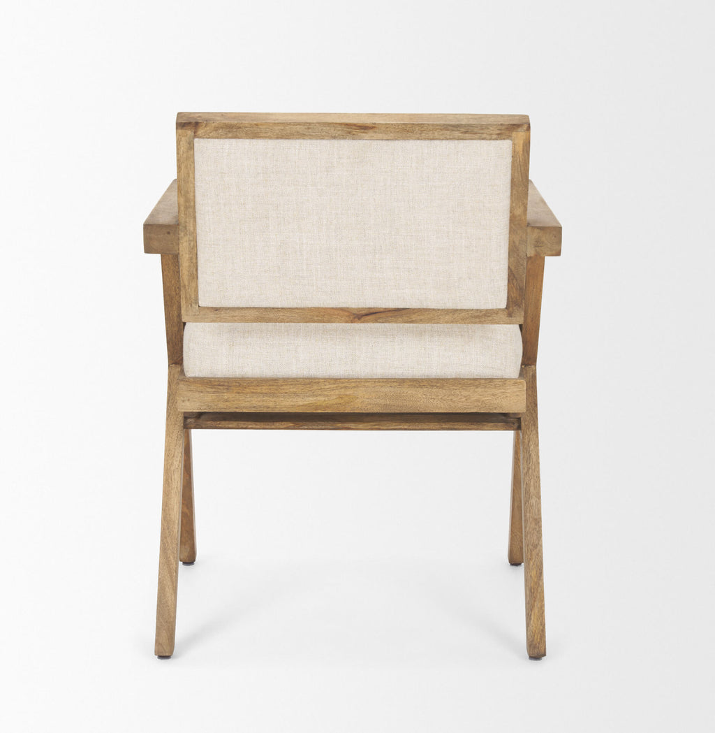 MERCANA TOPANGA CREAM FABRIC DINING CHAIR 68504