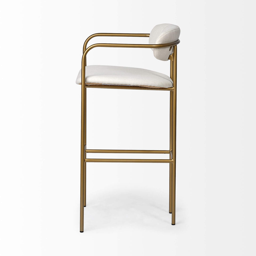 MERCANA PARKER BAR STOOL GOLD FRAME 68564