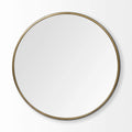MERCANA PIPER LARGE GOLD METAL MIRROR 68545