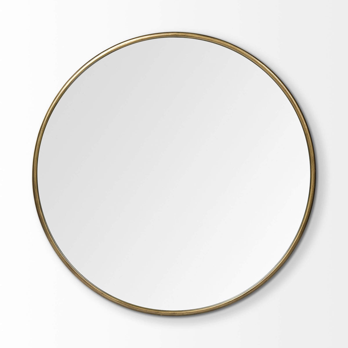 MERCANA PIPER LARGE GOLD METAL MIRROR 68545