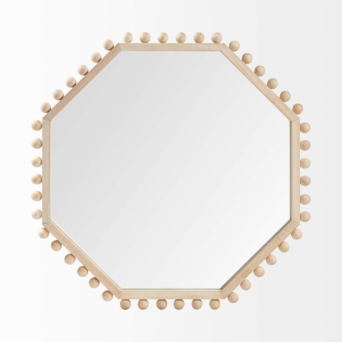MERCANA TORQUAY WOOD OCTAGON MIRROR 68525