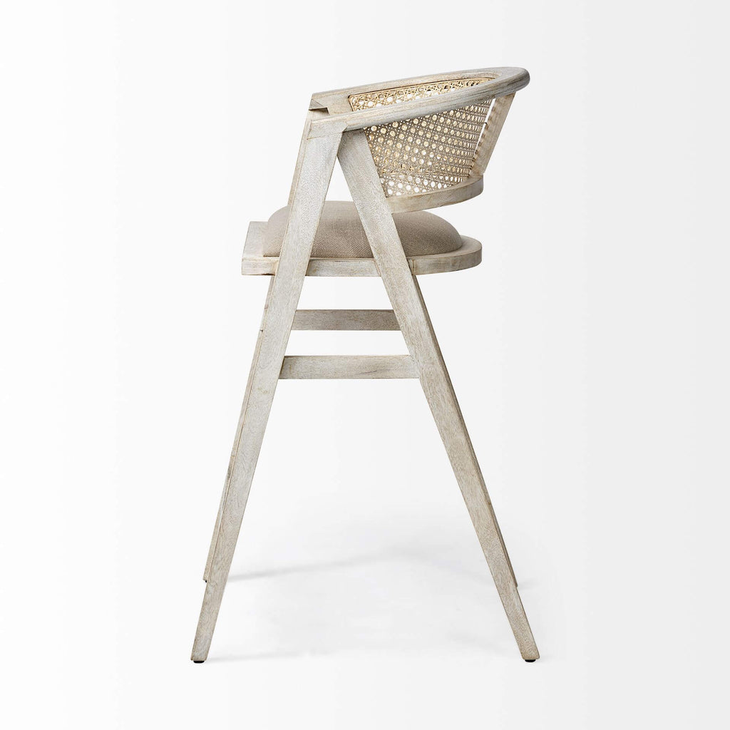 MERCANA TABITHA BLONDE FRAME BAR STOOL 68497