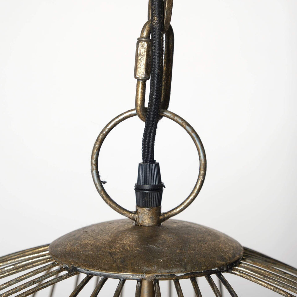MERCANA CHIRON GOLD METAL GLODE CHANDELIER 68430