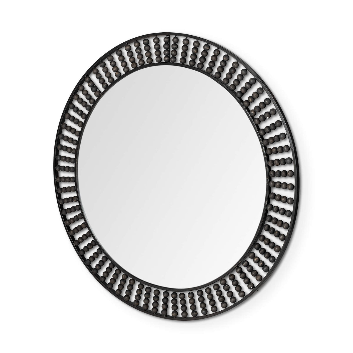 MERCANA CLAIBORNE 42" BLACK METAL MIRROR 68673
