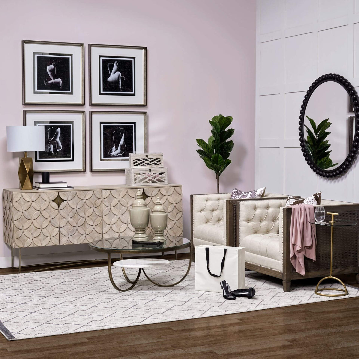 MERCANA EXCELSIOR 4 DOOR SIDEBOARD 68222